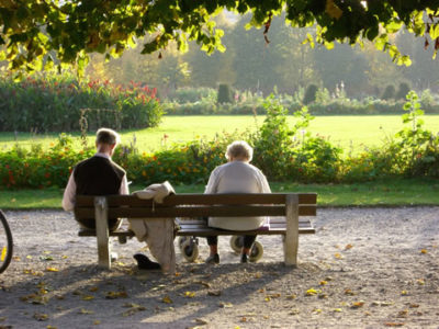 Couple on Bench